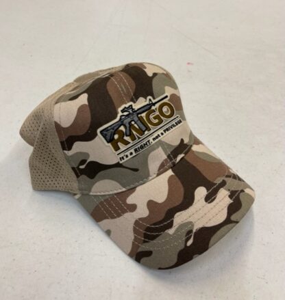 RMGO Brown & Tan Woodland Camo Hat