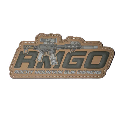 RMGO desert camo rubber patch